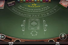 Spieltisch bei Blackjack VIP bei Need for Spin.