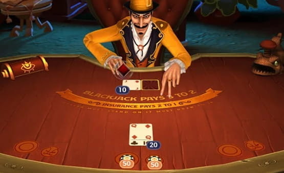 Das Spiel Dr. Fortuno Blackjack von Yggdrasil.