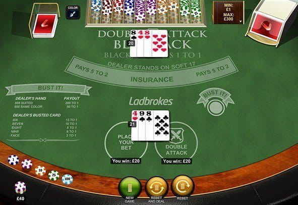 Double Attack Blackjack gratis spielen