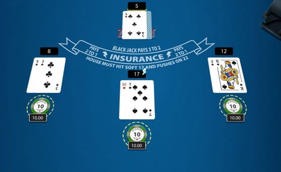 Zappit Blackjack von Scientific Games.