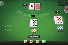 Das klassische Kartenspiel Blackjack von NetEnt.