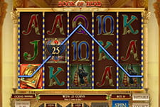 Der Spielautomat Book of Dead im Palmslots.