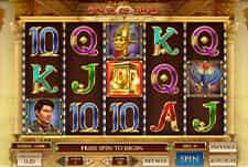 Der Spielautomat Book of Dead in der Winfest Spielo.