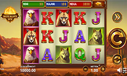 Der Online Spielautomat Buffalo’s Sun von Zillion im Boomerang Bet.