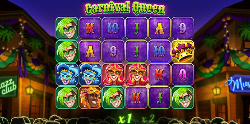Der Carnival Queen Slot als Demo.