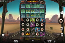 Der Startbildschirm des Slots Cash Truck im Oxicasino.