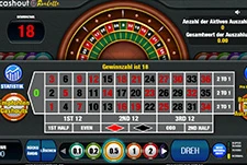 Das Spiel Cashout Roulette von Microgaming.