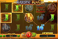 Der Slot Majestic King von Spinomenal.