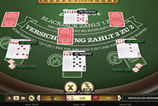Das Kartenspiel Single Deck Blackjack von Betsoft.