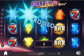 Der Spiele-Klassiker Starburst Der Casino Cruise App -sovelluksessa