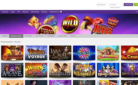Die Slots im Platincasino.