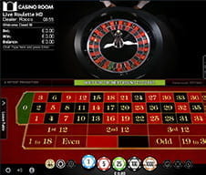 Live Roulette von NetEnt beim Casino Room