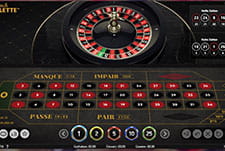 Darstellung eines French Roulette Spiels im Casombie Online Casino.