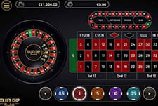 Das gefragte Kesselspiel Golden Chip Roulette im Chanz Casino.