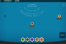 Vorschaubild der Spielfläche beim Classic Blackjack High Roller von Onetouch.