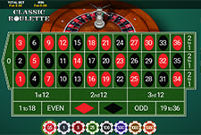 Der Tisch von Classic Roulette bei PlayiO.