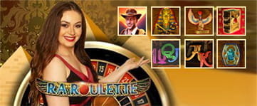 Im Live-Casino von Extreme Live Gaming findet man das Ra Roulette