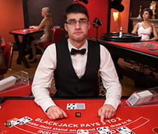Blackjack als Beispiel für das Spielangebot im All Slot Casino Live-Bereich