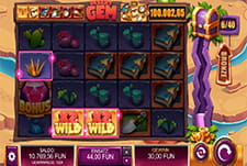 Der online Slot Desert Gem von Kalamba im Bitdreams.