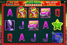 Der Slot Elvis Frog in Vegas von BGaming.