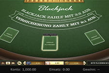 European Blackjack Spieltisch bei ExciteWin.