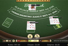 Das Tischspiel European Blackjack von Betsoft im Hiperwin Casino.