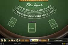Das Kartenspiel European Blackjack von Betsoft bei JustCasino.