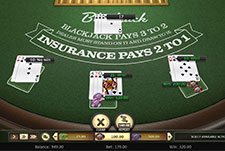 Das Tischspiel European Blackjack des Spiele Herstellers BetSoft im VipSlot.club.