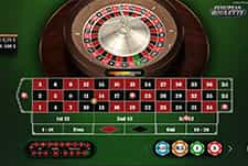 Spieltisch bei European Roulette im BetandPlay Casino.