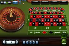 Der European Rouulette Tisch.