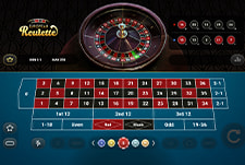 European Roulette Spieltisch bei Vegas Now.