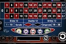 Der European Roulette VIP Spieltisch bei Vulkan Spiele.