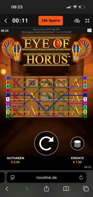 Eye of Horus bei Novoline im Test.