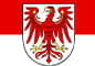 Flagge von Brandenburg.