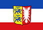 Flagge von Schleswig-Holstein.