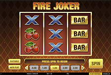 Der Fire Joker Slot von Play’n GO bei BassBet.