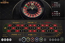 Der Tisch der Variante French Roulette von NetEnt.