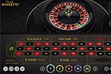 Das Kesselspiel French Roulette von NetEnt im Justbit Casino.