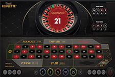 Das Kesselspiel French Roulette von NetEnt.