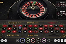 Das Online Kesselspiel French Roulette von NetEnt im Winota Online Casino.