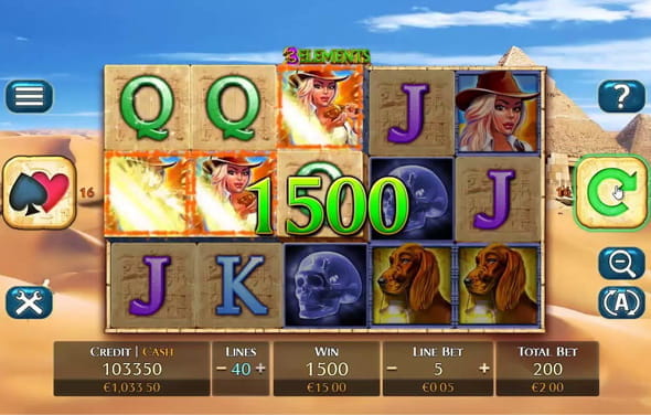 Der FUGA Gaming Slot 3 Elements.