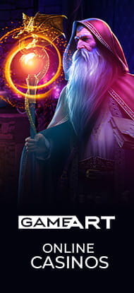 Eine Figur aus einem GameArt Slot.