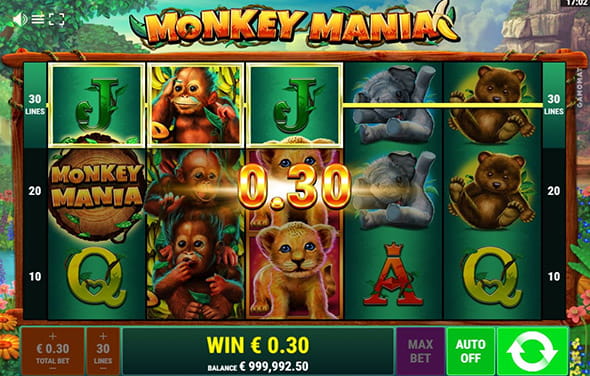 Der Slot Monkey Mania.