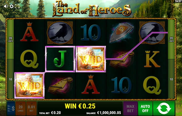 Der Slot The Land of Heros.
