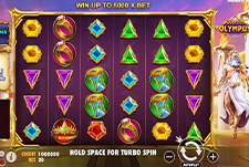 Der Online Spielautomat Gates of Olympus bei CrazyBuzzer.