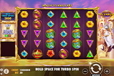 Der Spielautomat Gates of Olympus bei Goldenbet.