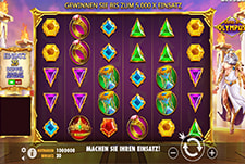 Im RobyCasino: Der Online Spielautomat Gates of Olympus.
