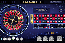 Der Gem Roulette Tisch im Pribet Casino.
