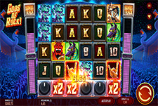 Der Slot Gods of Rock von Thunderkick.