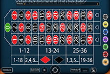 Das Gold Roulette Spiel im Spin Pug Casino.